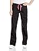 Med Couture Signature MC2 Women's 2 Cargo Pocket Scrub Pant, Black, Small