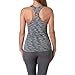 Riverberry Womens Actives Racerback Yoga Workout Exercise Top with Built-in Shelf Bra, Black, Large/X-Large