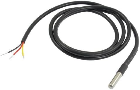 Water & Wood Waterproof Digital Temperature Thermal Probe or Sensor DS18B20 1M 3.3Ft
