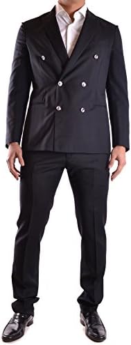 BOGLIOLI MEN'S MCBI046003O BLACK WOOL SUIT