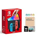 Mytrix 2021 New Switch OLED Model Neon Red & Blue