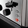 Russell Hobbs 18790 Futura 4-Slice Toaster, 1500 W, Stainless Steel Silver, Four Slice