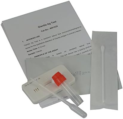 Pet Animal Giardia Giardiasis Vet Home Test Kit (10 Tests)