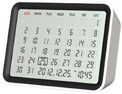 Amazon Co Jp モトデザイン Mondo デジタルカレンダークロック ホワイト Dt06 Wh 文房具 オフィス用品