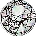 Nintendo Pokemon Diancie Plastic Coin