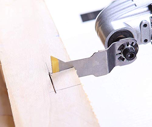 EZARC Titanium Oscillating Multitool Blades, Extra-Long Reach