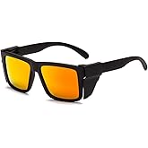 BEASVFE Polarized SafetyGlassesZ87 UV400 WorkSunglasses for men ConstructionCarpentryCyclingDIY&Light Industrial Use