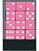 Pink Dice with White Pips - 1 Dozen