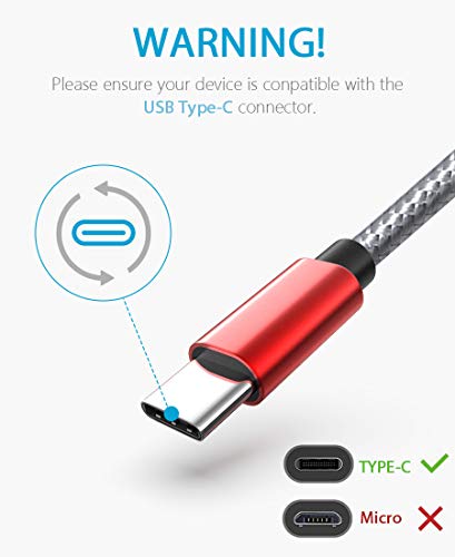 3 Braided+Charger+Compatible+Samsung+Macbook