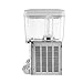 OrangeA Juice Dispenser Commercial Beverage Dispenser with Spigot Drink Dispenser 9.5 Gallon Cold Fruit Juice Beverage Ice Tea Drink Dispenser 18L X 2 Tanks (9.5 Gallon 2 Tanks)