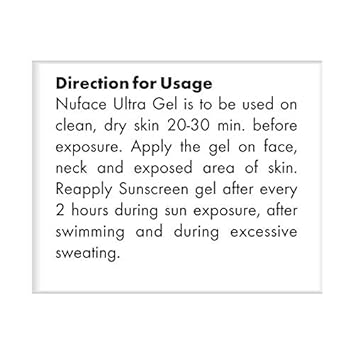 nuface ultra sunscreen gel