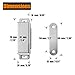 JQK Magnetic Door Catch, Stainless Steel Cabinet Magnet Closet Catches 8 Pack, 1.2mm Thickness 45 lbs Silver, CC102-P8