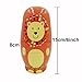 Echodo 5pcs Handmade Animal Nesting Dolls Authentic Russian Wooden Matryoshka Dolls Cute Cartoon Animals Pattern Nesting Doll Toy Gift