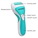 Sminiker Waterproof Electric Callus Remover Rechargeable Pedicure Tools with Extra Callus Shaver Grinding Head to Remove Dead Hard Cracked Skin and Reduce Calluses (Green)