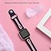 Maledan Sport Bands for Fitbit Versa Women Men, Small, Blue Pink