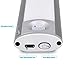Veepeak Under Cabinet Motion Sensor Light Fixture for Closet Pantry, 42 LED Indoor Rechargeable Battery Operated with 2 Sensing Modes & Magnetic Strip, Cordless, Stick-on Anywhere