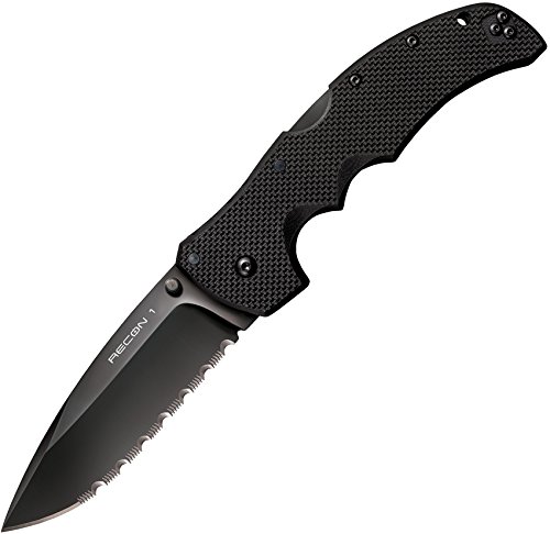 4005043 Cold Steel Recon 1 Spear Pt. Serrated 4in Folding Knife