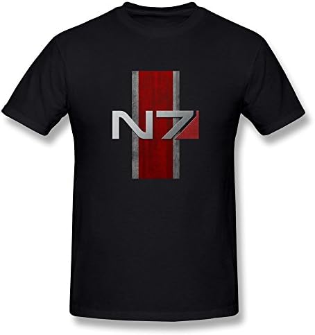 Mass Effect 3 N7 Logo Men's T-shirt,Black