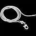 ULAKY Chain Company - Sterling Silver Thick Italian Snake Chain Necklace