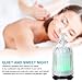 Glass Essential Oil Diffuser Aromatherapy Diffuser, 120ml Ultrasonic Cool Mist Humidifier 7 Colors Light Adjustable Mist Mode Waterless Auto Shut-Off for Home Office Bedroom