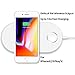 Dual Wireless Fast Charger, 2-in-1 Wireless Charging Pad Induction Charger Base for Apple Watch Series 4/3/2/1 & iPhone XS Max iPhone 8 Plus Samsung Galaxy S8/S9/Plus/Note 8/S7 & All Qi-Enabled Device