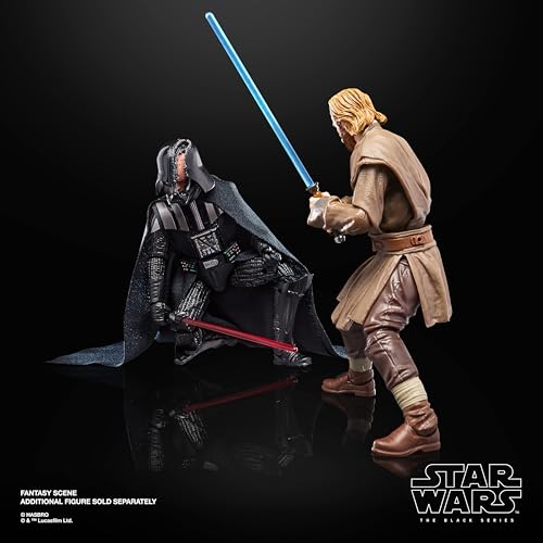 Star Wars The Black Series, Darth Vader (Duel’s End), OBI-WAN Kenobi, Figura Premium de colección de 15 cm