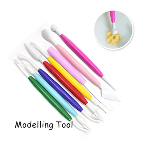 AK ART KITCHENWARE Gumpaste Flower Tools 1 Foam Pad 8 Modelling Tools 12 Pastry Brushes 1 Rolling Pin 1 Carving Knife 1 Measure Dough mat 1 Cake Smoother 4 Ball Tools 5 Sculpture Tools 1 Floral Tape