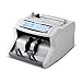 Pyle Upgraded Bill Counter Machine - Cash, Automatic Counting, Toploader, UV & MG Counterfeit Detection, UV Scanning, LCD Display, 1500 Pieces Per Min, U.S. & Canadian Dollar, Euros & Pound - PRMC500