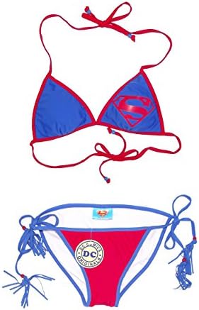DC Comics Supergirl Superman Logo Bead Bikini (Medium)