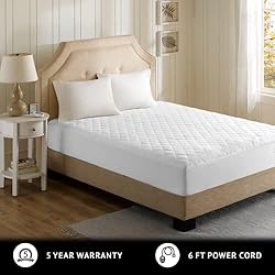 Beautyrest Cotton Blend Heated Mattress Pad Secure