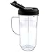 QT Replacement Part Flip Top Lid + 22oz Tall cup For 250w Magic Bullet Mugs & Cups Blender…