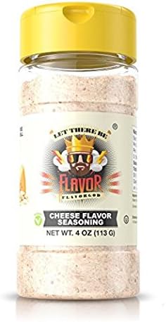 Best-Selling Flavor God Seasonings - Gluten Free, Low Sodium, Paleo, Vegan, No MSG (Cheese Flavor)
