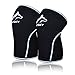 HVSKY Fitness | Knee Sleeves Crossfit for Knee Support: Powerlifting Knee Sleeves – 7mm Knee Sleeves – Knee Compression Brace – Competition Grade 2-Pack with Gym Bag