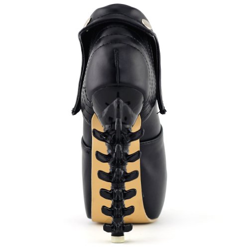 SHOW-STORY-BlackWhite-Zip-High-top-Bone-High-Heel-Platform-Ankle-BootsLF40605