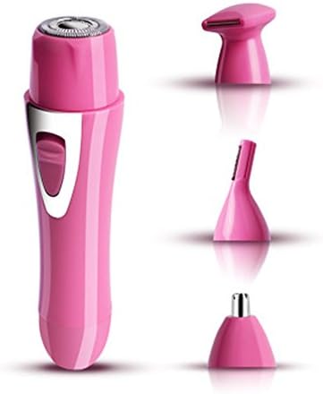 USB Rechargeable 4 in 1 Hair Remover Electric Epilators Kit Painless Cordless Body Hair Shaver Nose Trimmer Bikini Trimmer Facial Hair Removal Kit