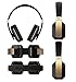 Ghostek soDrop 2 Comfortable Wireless Headphones for Apple & Samsung Devices | Black & Gold