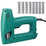 FIXKIT Electric Staple/Brad Nail Gun Hand Tacker Flooring Framing Nailers Kit, Suit For Upholstery, Fixing Material, Decoration, Carpentry, Furniture