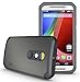 TUDIA Slim-Fit CYGEN Dual Layer Protective Case for Motorola Moto G (2nd Gen 2014 Released ONLY) (Metallic Slate)