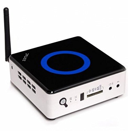 ZOTAC ZBOX nano ID61 4GB RAM, 120GB SSD, Intel Celeron Dual-Core 867, HD Graphics, HDMI, DP, Card Reader, Gigabit LAN, 802.11n/g/b, Bluetooth 3.0, eSATA, 2 USB3.0, 2 USB2.0