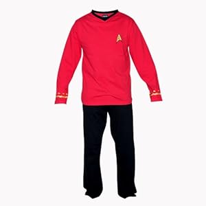 Star Trek Adult Scotty Officer Uniform Pajama Set (X-Large)