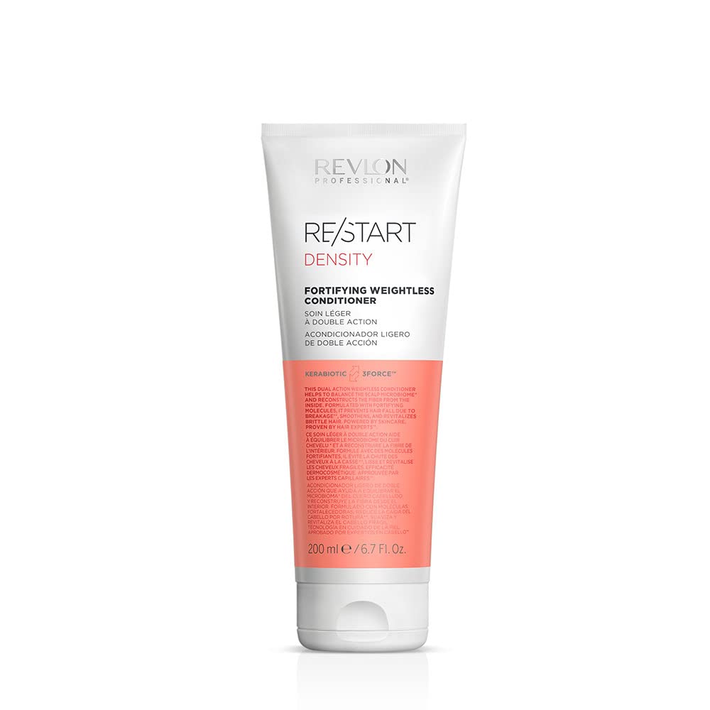 Revlon Professional Density Fortifying Weightless Conditioner for Brittle Hair to Reduce Hair Loss, Strengthen & Improve Shine (200ml) Unisex