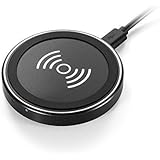 Anker Wireless Charger Charging Pad for iPhone 8 / 8 Plus, iPhone X, Galaxy Note 5, S7/S7 Edge/S6/S6 Edge/S6 Edge Plus, Nexus 4/5/6/7, LG G3 and Other Devices （no adapter）