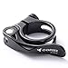Corki Cycles 31.8MM Quick Release Bicycle Seatpost Clamp, Sandblasting Anodised Aluminum Alloy Black KC89