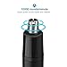 ANVAVA USB Rechargeable Nose Ear Hair Trimmer Nose Hair Clipper with Stainless Steel 360° Rotating Dual Edge Blade (No Batteries Needed)