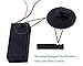 LampVPath (Pack of 3 9v Battery Holder, 9 Volt Battery Holder with Switch, 9v Battery Case with Switch