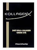 KollagenX 24KT Gold Collagen Under Eye Unit, 0.43 fl oz, 4 Piece