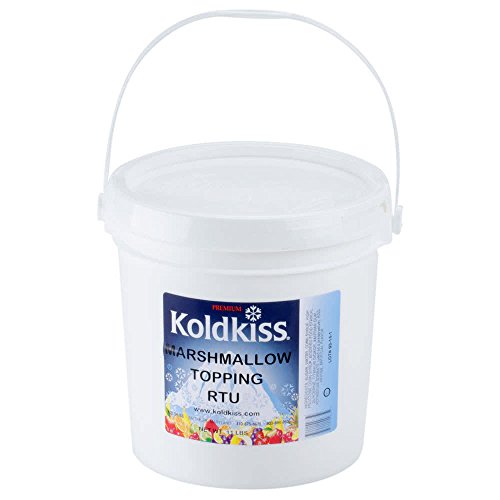 Koldkiss Marshmallow Ready to Use Snowball Topping - 11 lb. Pail By TableTop King
