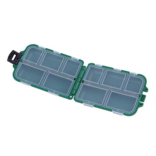 BeesClover Fishing Tackle Boxes Fishing Accessories Case Fish Lure Bait Hooks Tackle Tool for Storing Swivels Lures Hooks Show One Size