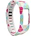 SKYLET Replacement Bands for Garmin Vivofit 2 (No Tracker)(3pcs Flowers, Small)