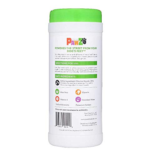 Protex PawZ SaniPaw Dog Paw Wipes (60 Wipes) | Safe Antibacterial Dog Paw Wipes | Deodorizing Dog Wipes | Dog Paw… - Image 3